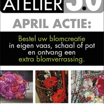 April actie bloemcreaties