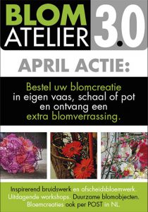 April actie bloemcreaties