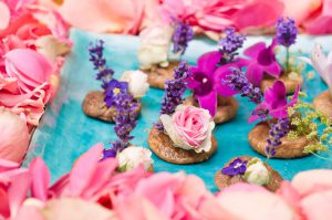 eetbare bloemen op veigen Gouda