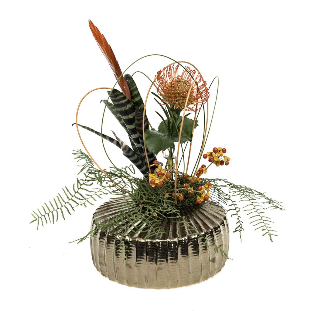 Blomcreation in copper