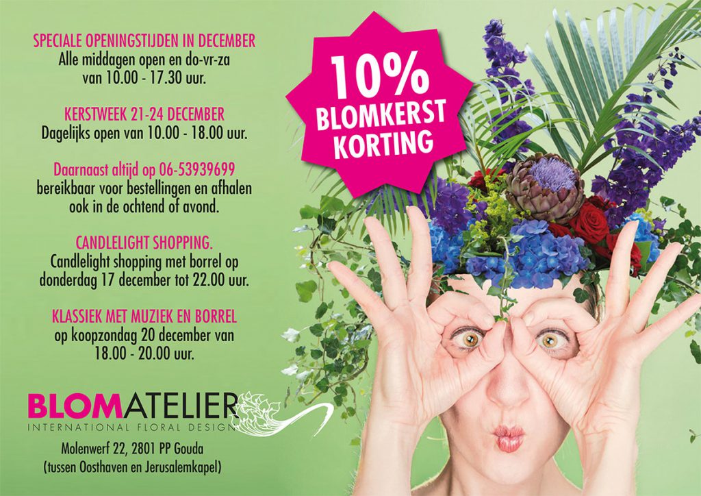 Kerst bij Blomatelier in Gouda